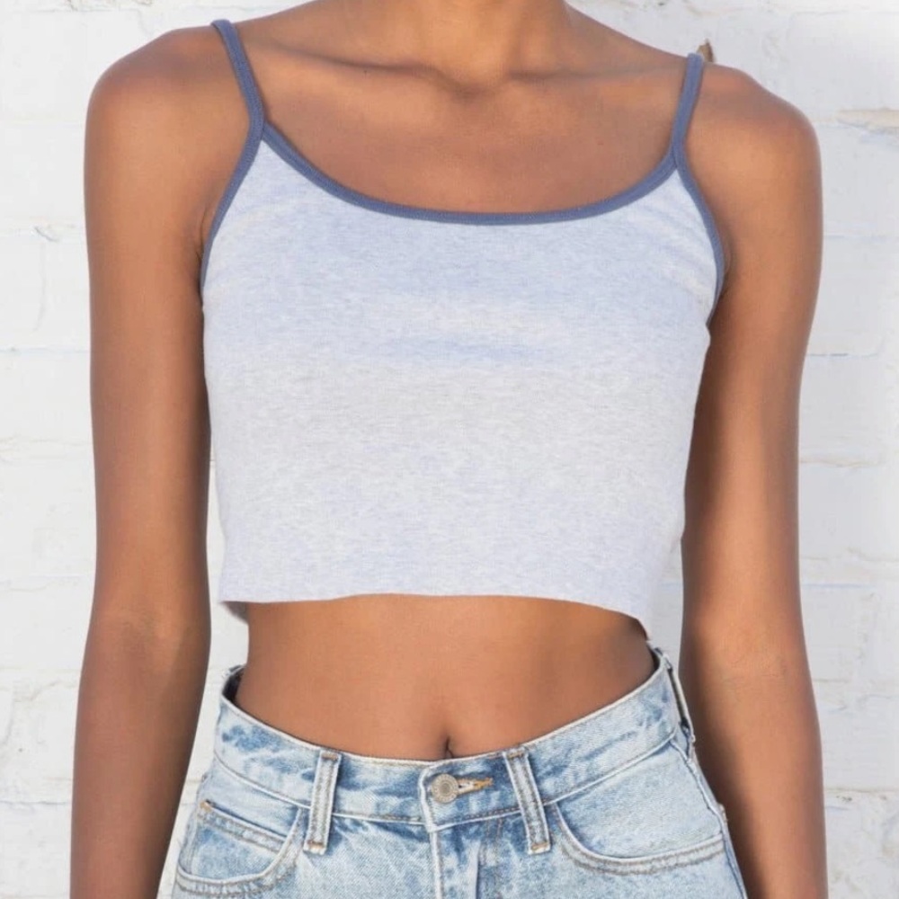 Brandy Melville Skylar Crop Contrast Tank